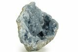 Sparkly, SKy-Blue Celestine (Celestite) Geode - Madagascar #344718-2